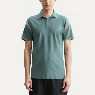 High performance lightweight men's polo shirt