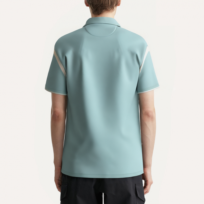 High performance lightweight men's polo shirt