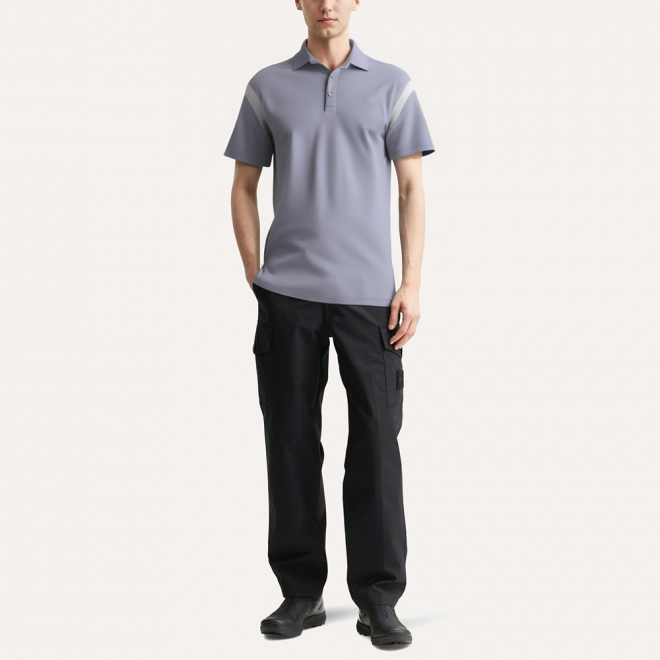 High elasticity quick-drying men's POLO shirt