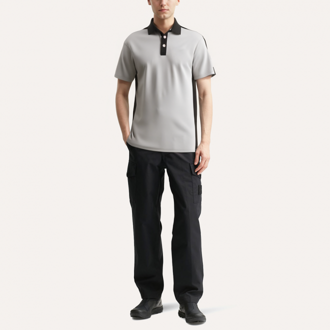Lightweight and breathable men's POLO shirt