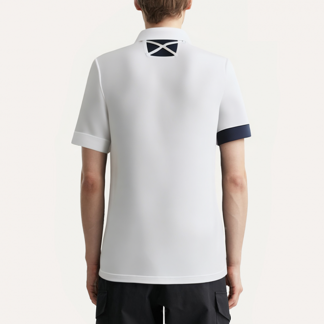 Simple elastic breathable men's POLO shirt