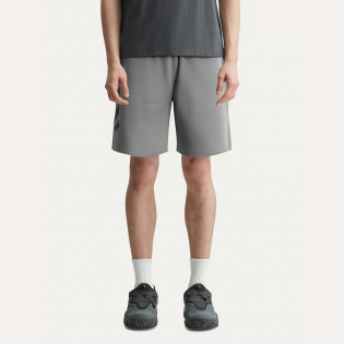 Classic gray breathable men's track shorts