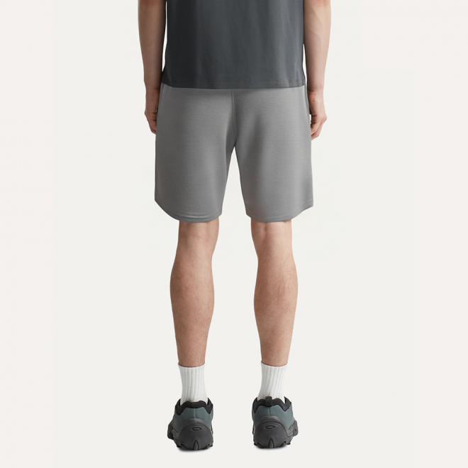 Classic gray breathable men's track shorts