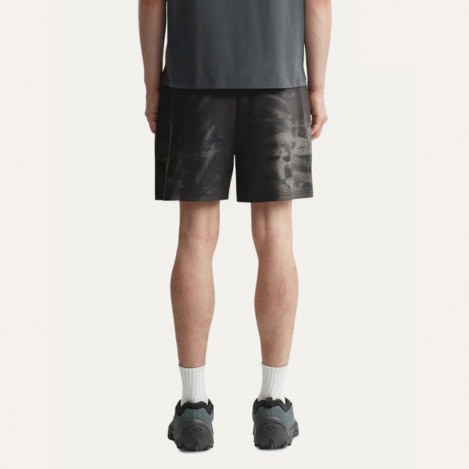 Fashionable printed stretch men's shorts