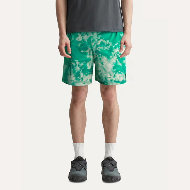 Tie-dye breathable men's sports shorts