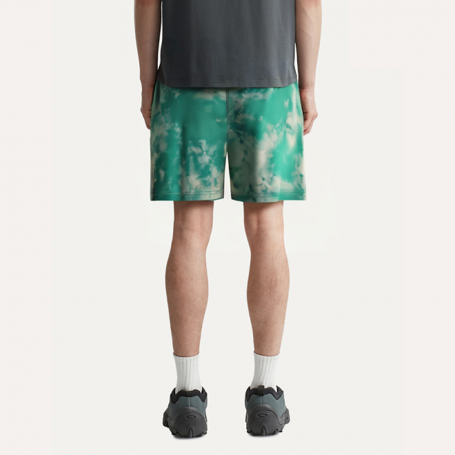 Tie-dye breathable men's sports shorts