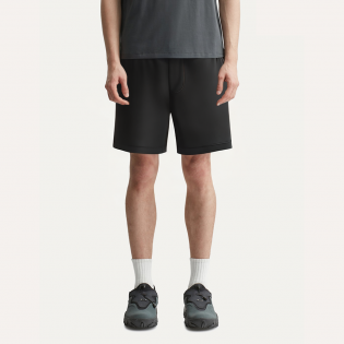 Black side stripe breathable men's shorts