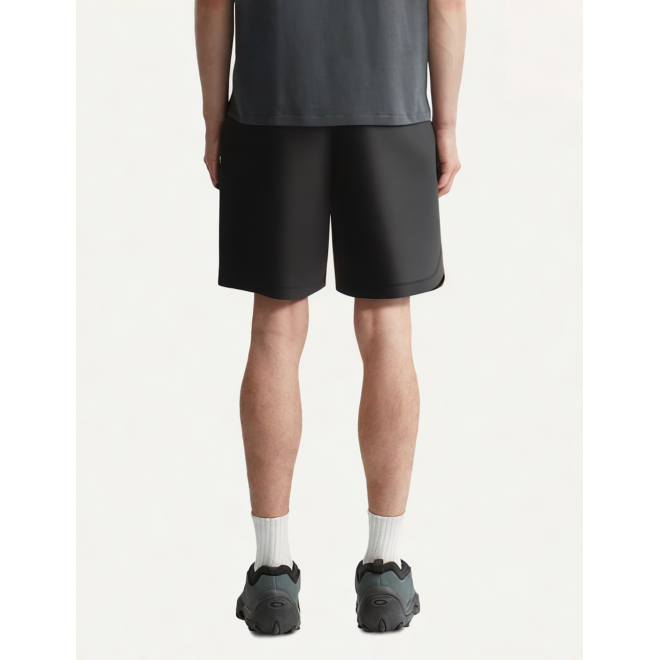 Black stretchy breathable men's shorts