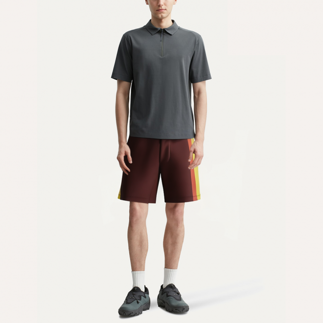 Casual color side stripe men's shorts