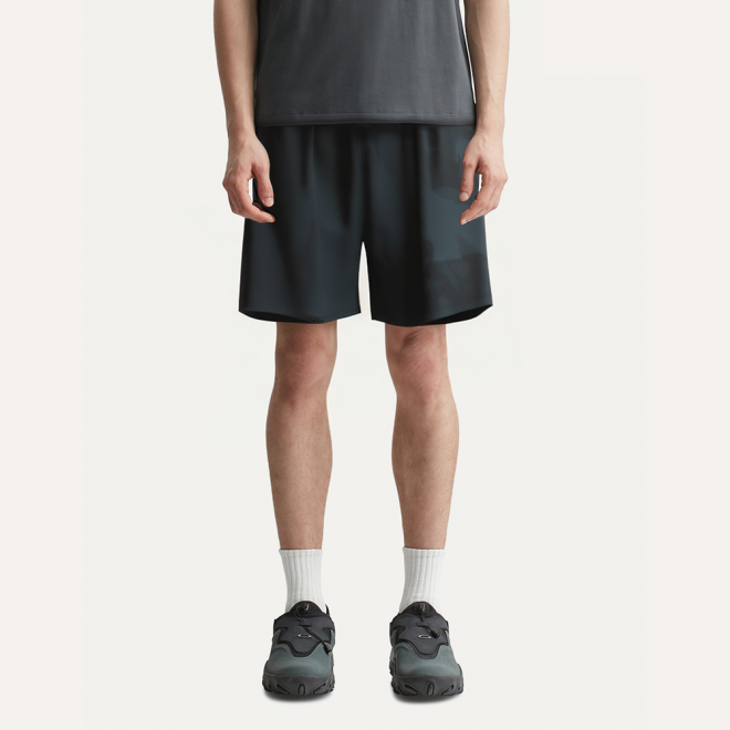 Soft stretchy men's athletic shorts