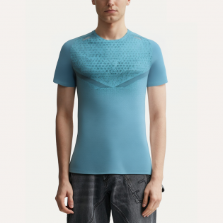 Moisture wicking crew neck men's sports T-shirt