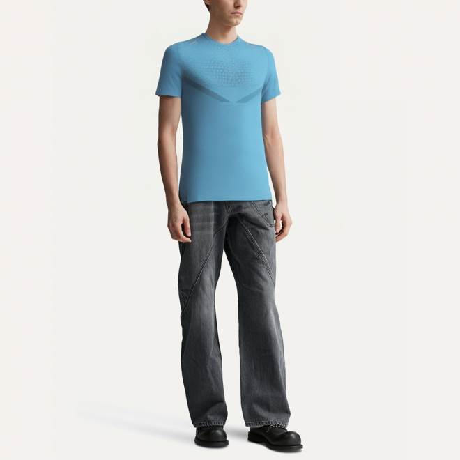 Moisture wicking crew neck men's sports T-shirt