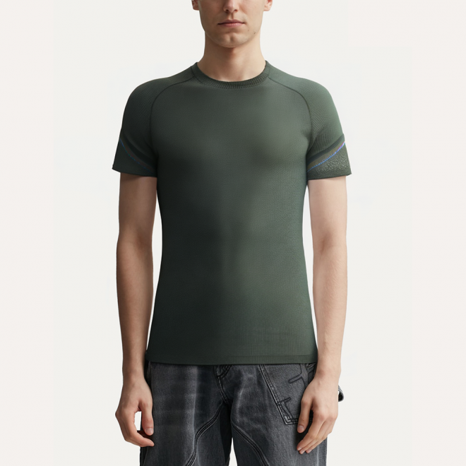 Breathable round neck men's sports T-shirt