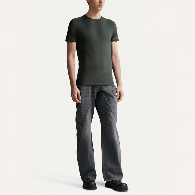 Breathable round neck men's sports T-shirt