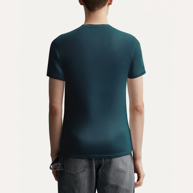 Retro round neck quick-drying men's sports T-shirt