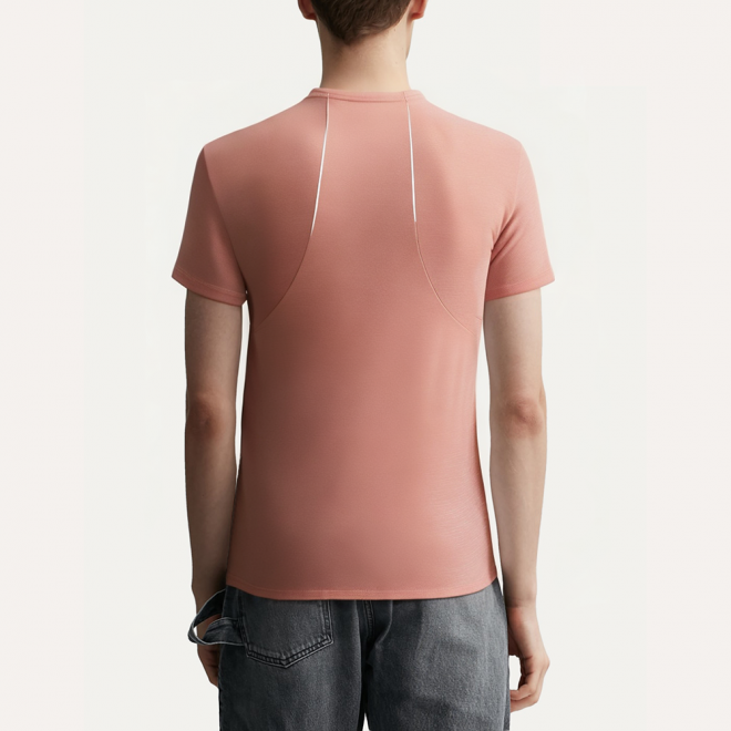 Lightweight breathable mesh men's sports T-shirt