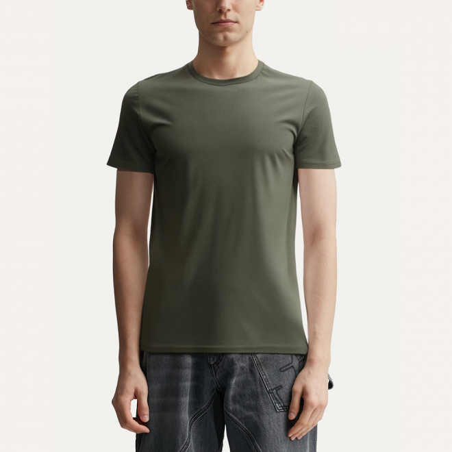 Simple round neck quick-drying men's sports T-shirt