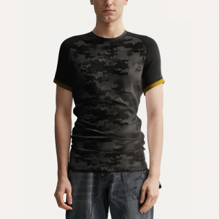 Camouflage print breathable men's sports T-shirt