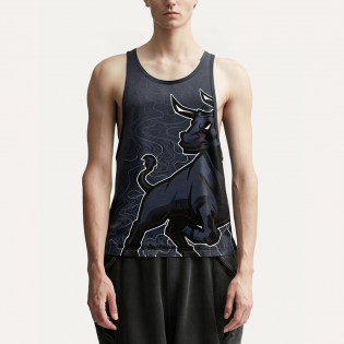 Fashionable elastic quick-drying men's vest