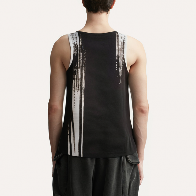 Fashion round neck breathable men's vest