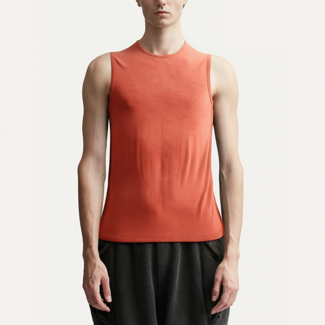 Round neck soft comfortable men's vest