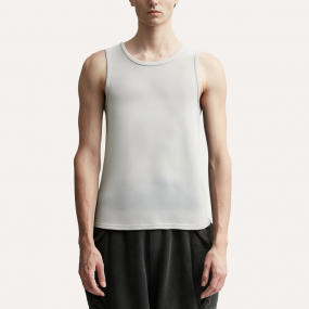 White cotton breathable men's vest