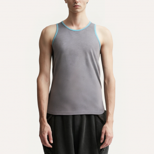 Classic fit soft crew neck men's vest