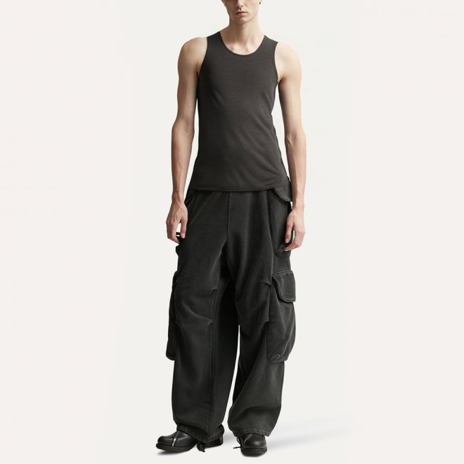 Lightweight crew neck breathable men's vest