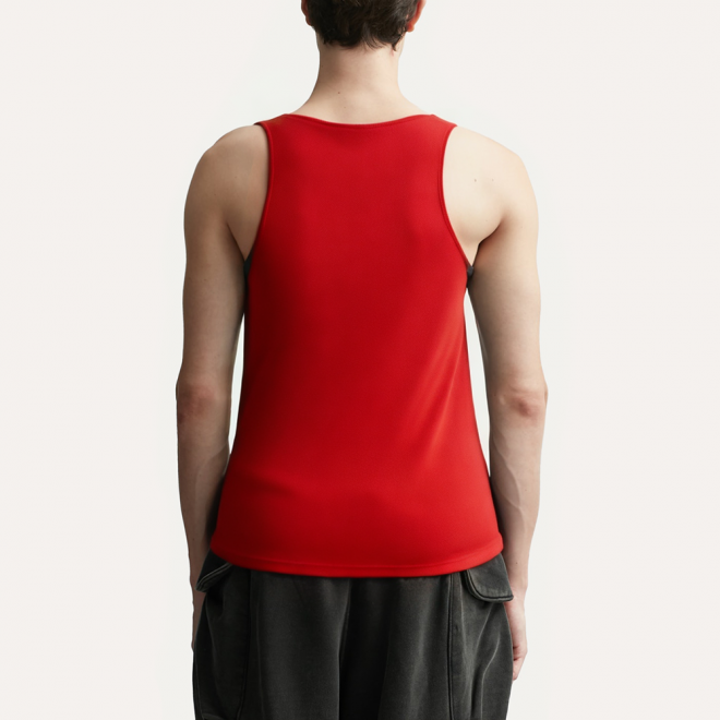 Lightweight and soft men's sports vest