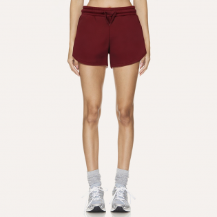 Breathable elastic waist women's shorts