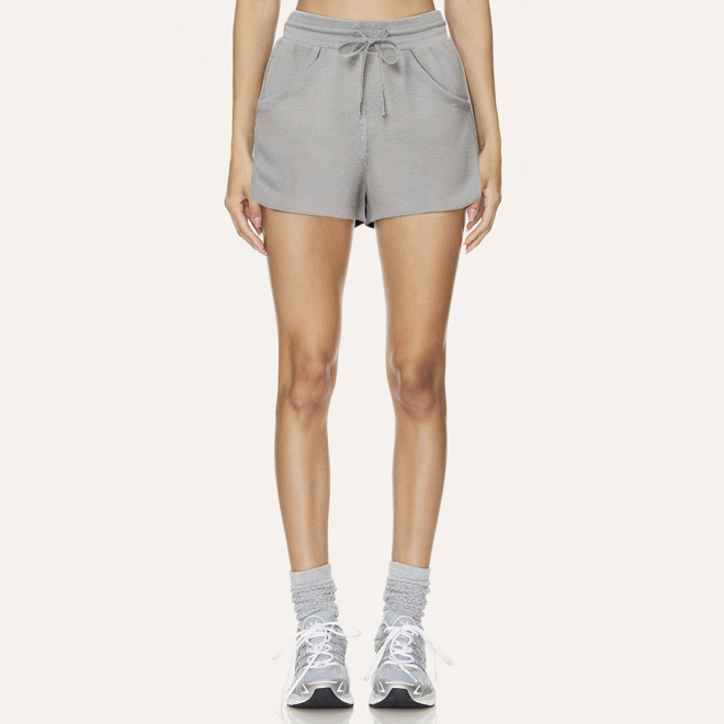 Waffle comfort casual women's shorts