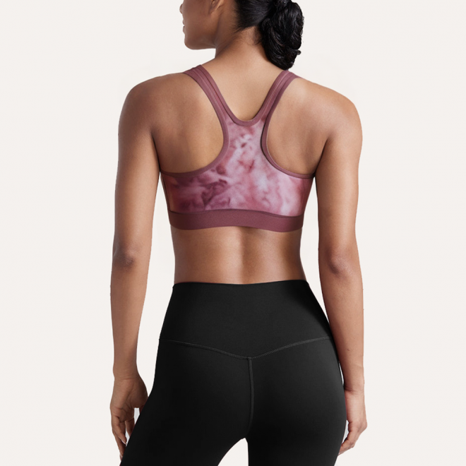 Tie-dye elastic breathable women's sports bra
