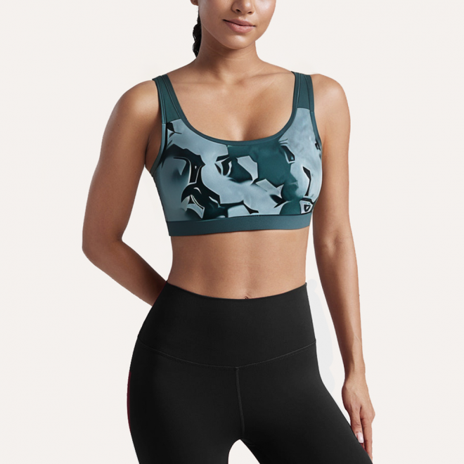 Fashionable high elastic women's sports bra