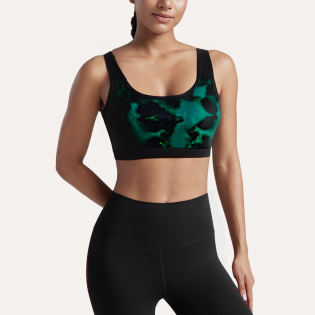 Sweat-wicking quick-drying women's sports bra