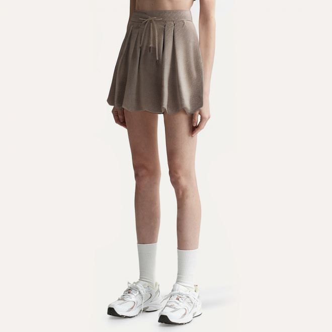 Fashionable houndstooth women's short skirt