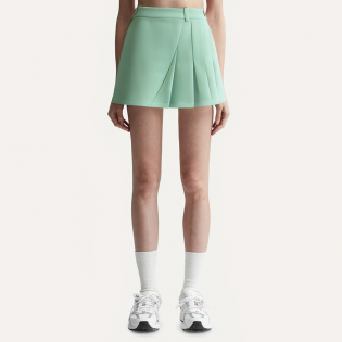 Elastic quick-drying pleated women's skirt