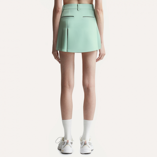 Elastic quick-drying pleated women's skirt