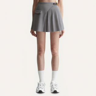 Fashionable high waist double layer ladies skirt