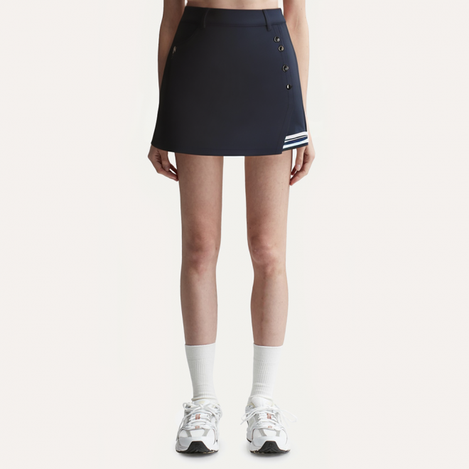 High-waisted slim-fitting slit women's skirt