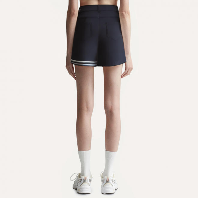 High-waisted slim-fitting slit women's skirt