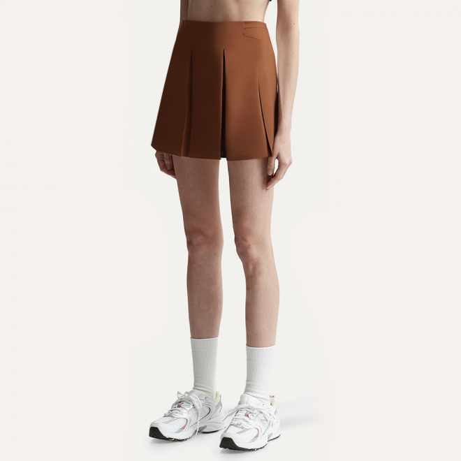 Quick-drying pleated ladies A-line skirt