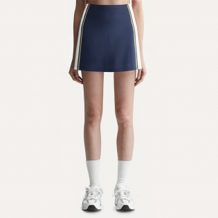 Side stripe breathable slim fit women's sports skirt