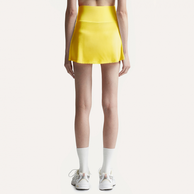 Yellow soft and breathable women's skirt