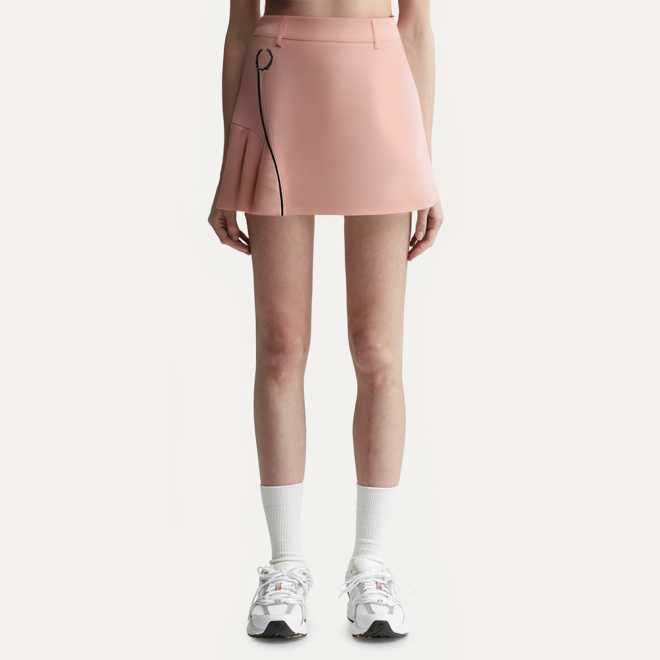 Summer pink comfortable women's skirt