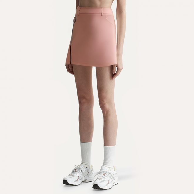 Summer pink comfortable women's skirt