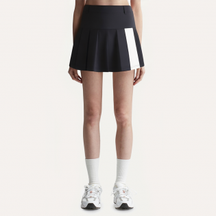 Versatile pleated high waist women's short skirt