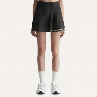 Simple casual double layer women's skirt