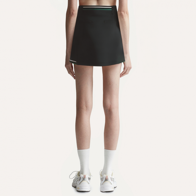 Simple casual double layer women's skirt