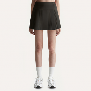 High quality elegant pleated women's short skirt