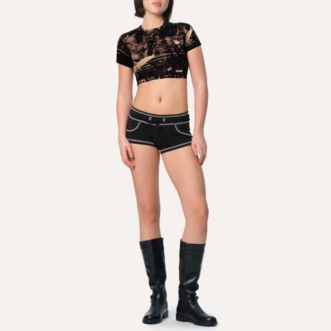Lightweight quick-drying women's sports short-sleeves